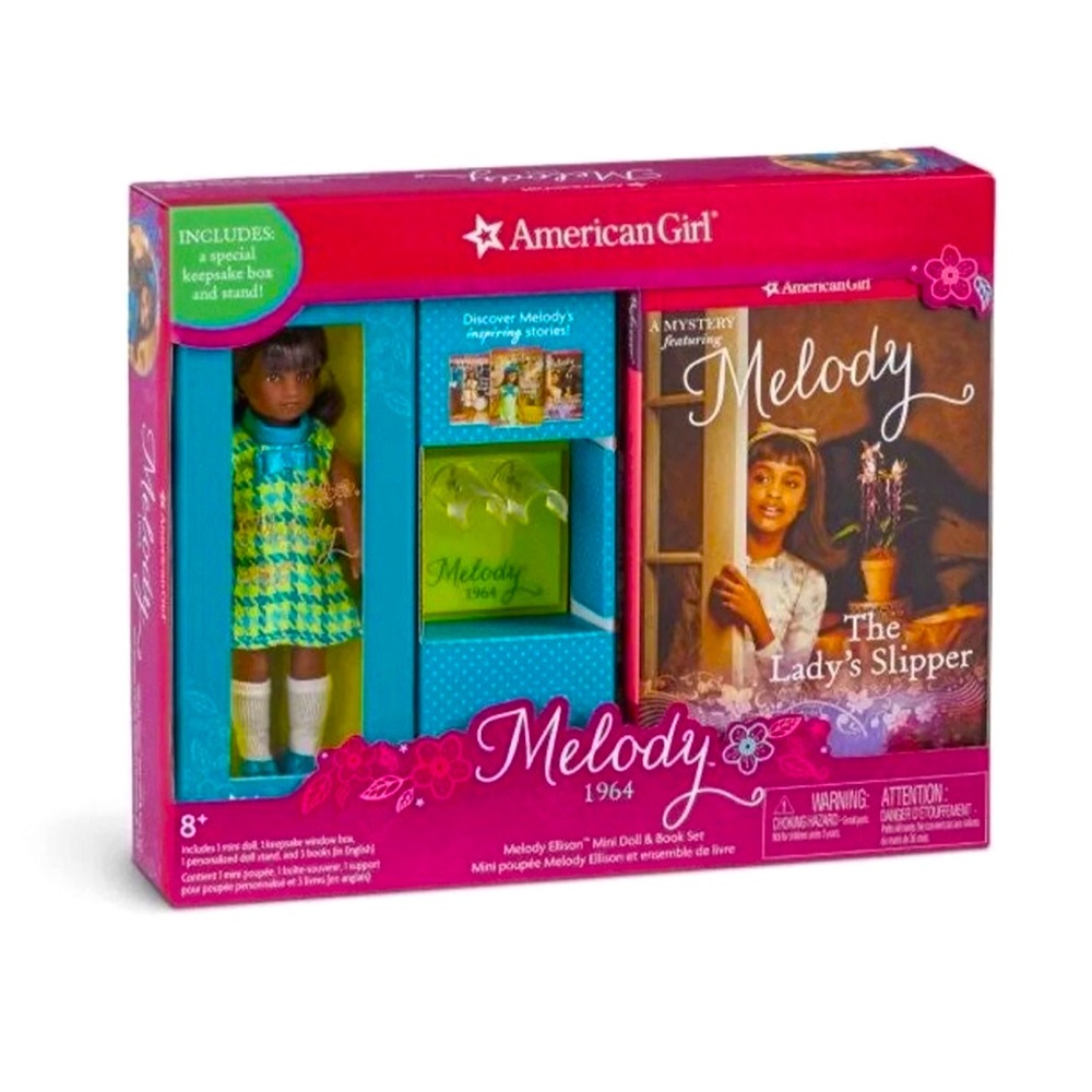 New NWT American Girl Mini Doll with Book: Melody